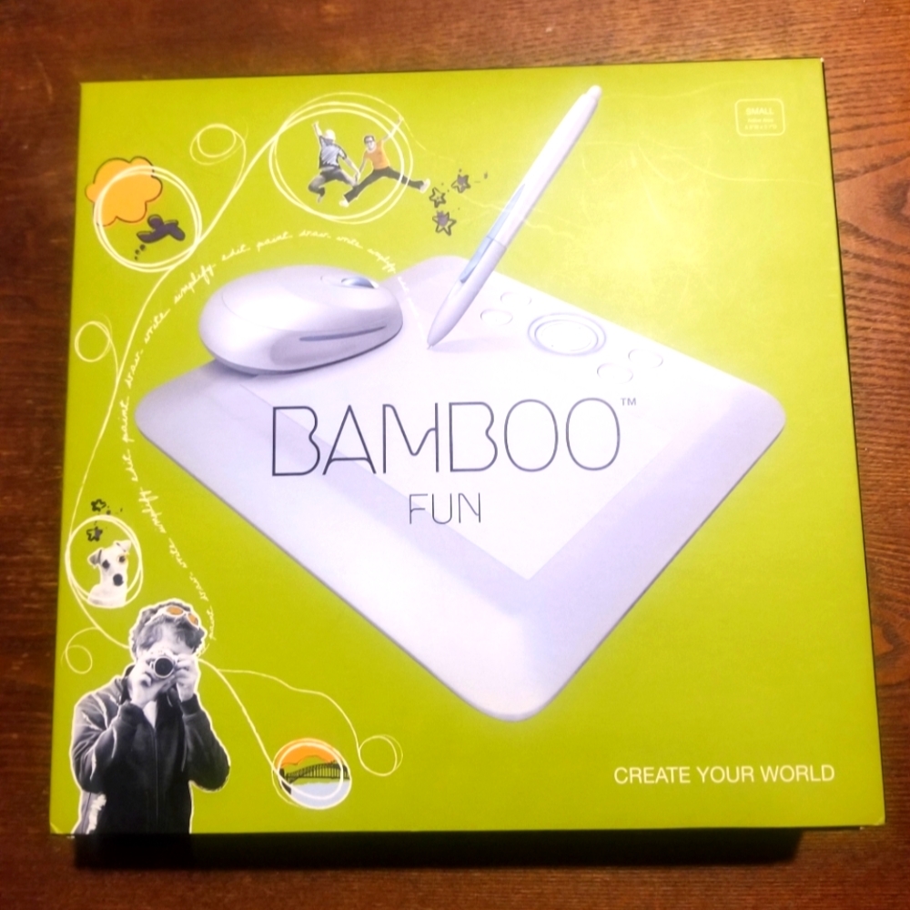 Wacom Bamboo Fun CTE450S USB Drawing Tablet with Pen & Mouse